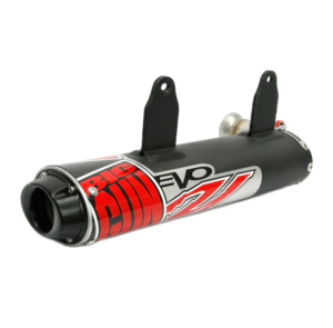 Yamaha RHINO Performance Exhaust - Big Gun - EVO U Series Slip On - Black - `06-`09